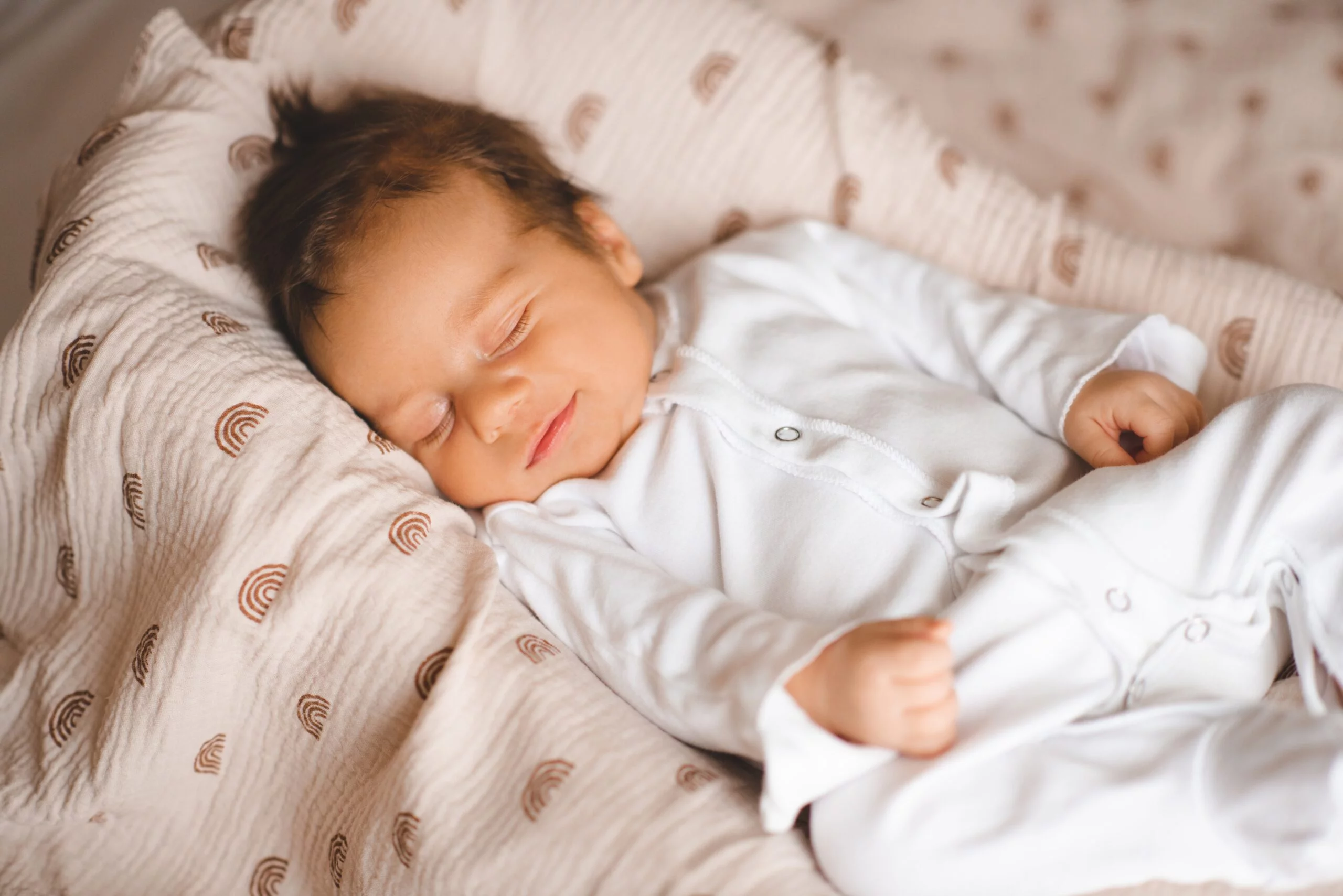 newborn grunting in sleep